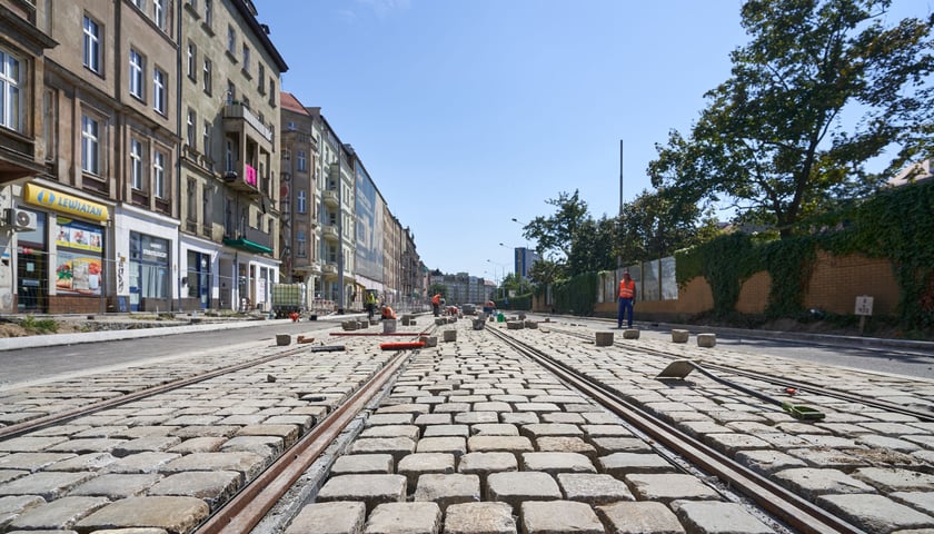 Przebudowa placu Staszica i ulicy Pomorskiej w sierpniu 2023 roku