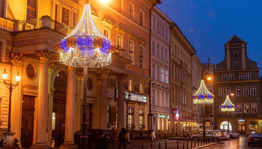 Powiększ obraz: Iluminacja na ulicach Wrocławia