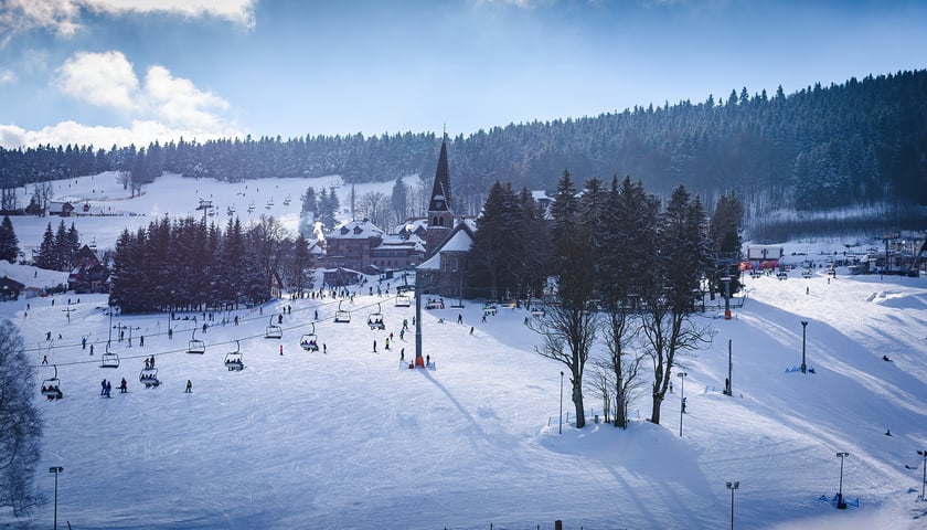 Powiększ obraz: Zimowa panorama Zieleńca