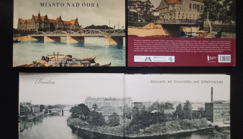 Powiększ obraz: album "Miasto nad Odrą" autorstwa Mariusza Kotkowskiego i Tomasza Sielickiego