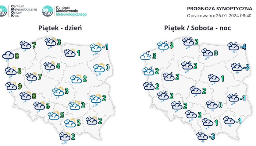 Powiększ obraz: Mapa IMGW BIP