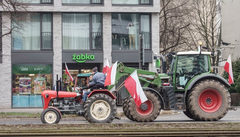 Rolnicy w centrum Wrocławia