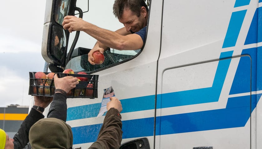 Protest rolników i myśliwych, Bielany Wrocławskie, 20.02.2024