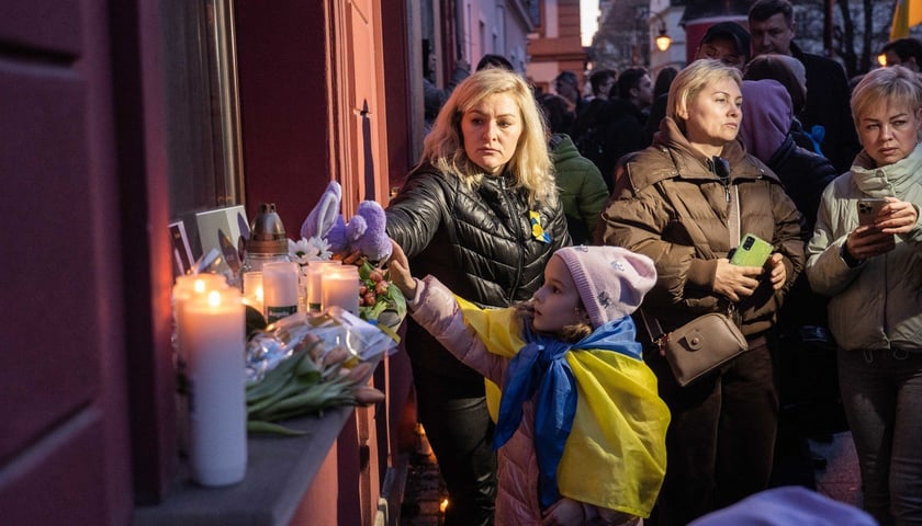 Uroczystości związane z drugą rocznicą wybuchu wojny w Ukrainie (24 lutego 2024)