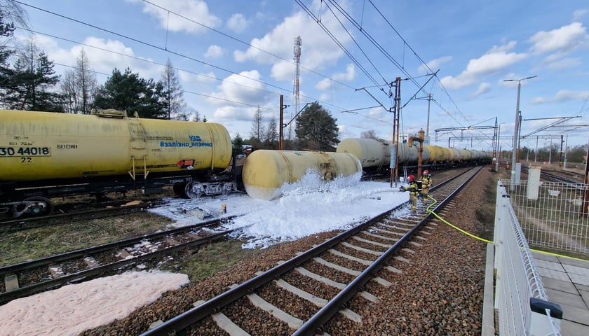 Wykolejenie pociągu z cysternami, 26 lutego 2024 roku