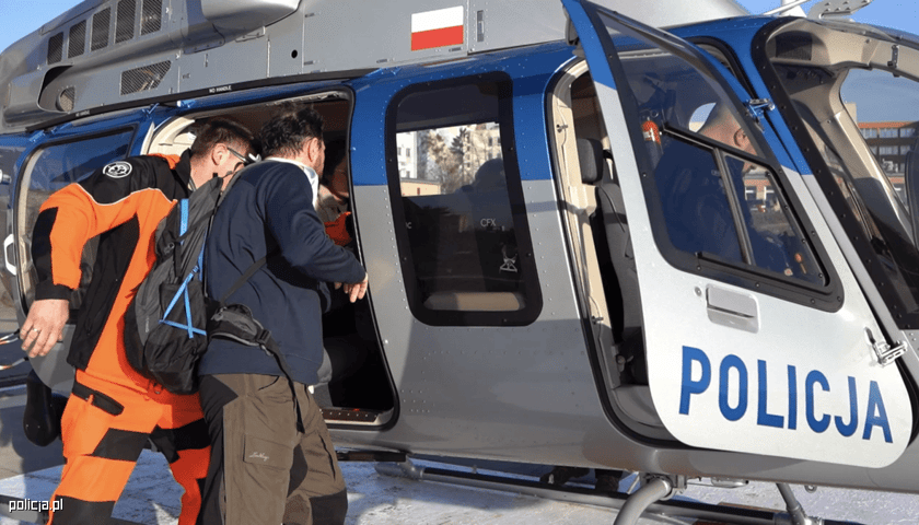 Akcja policyjnych i wojskowych lotników