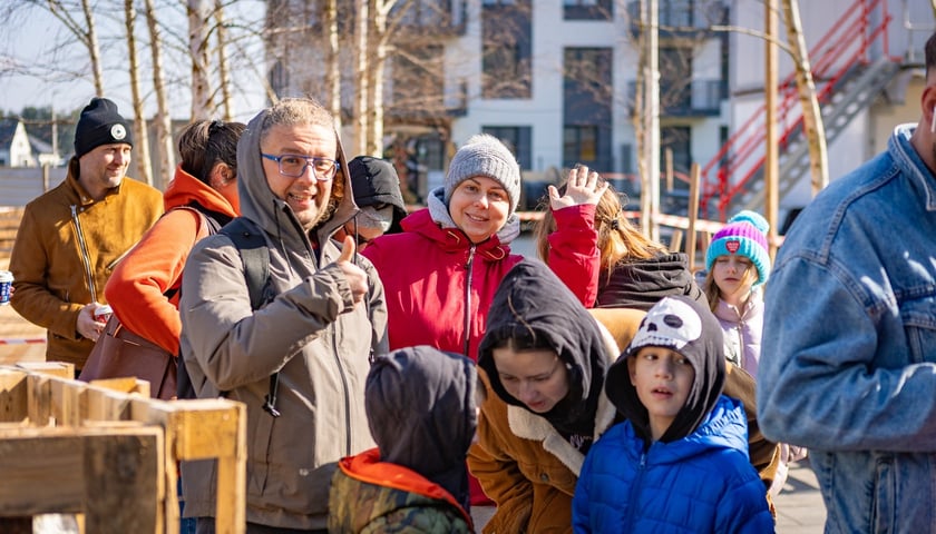 Dzień otwarty na budowie zespołu szkolno-przedszkolnego przy ul. Cynamonowej