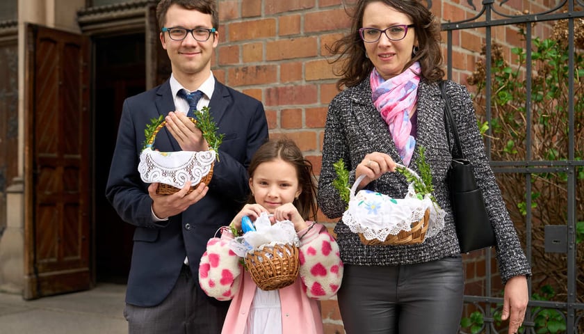 Swięcenie pokarmów w kościołach we Wrocławiu