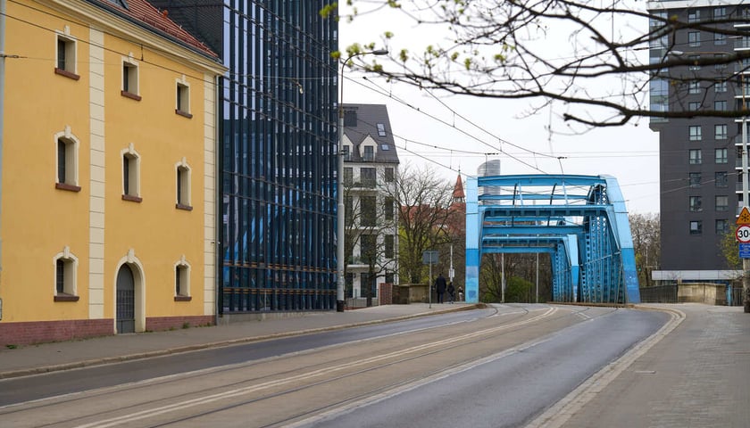 Puste miasto. Wrocław bez ludzi i bez samochodów. 31.03.2024