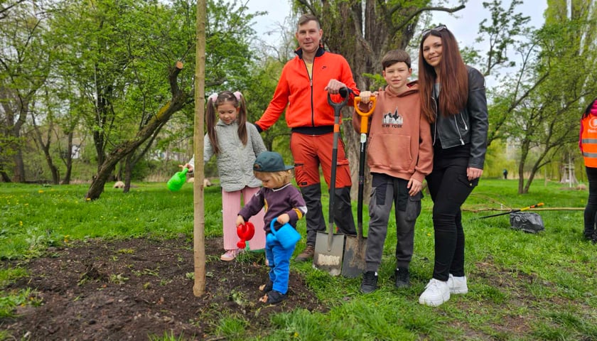 Powiększ obraz: <p>Piknik w parku na Niskich Łąkach i wiosenna edycja akcji WROśnij we WROcław&nbsp;&nbsp;</p>