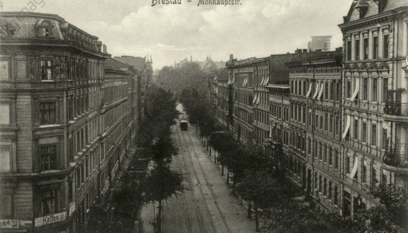 Aleja Jana Matejki to przed wojną ulica Monhauptstrasse, lata 1900-1930