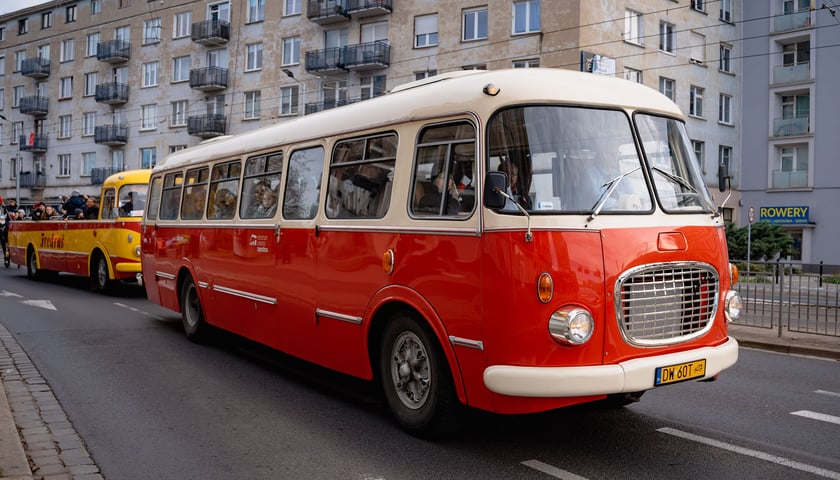 Powiększ obraz: Zabytkowy autobus Jelcz 43