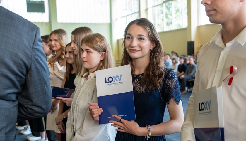 Zakończenie roku szkolnego w XV LO we Wrocławiu