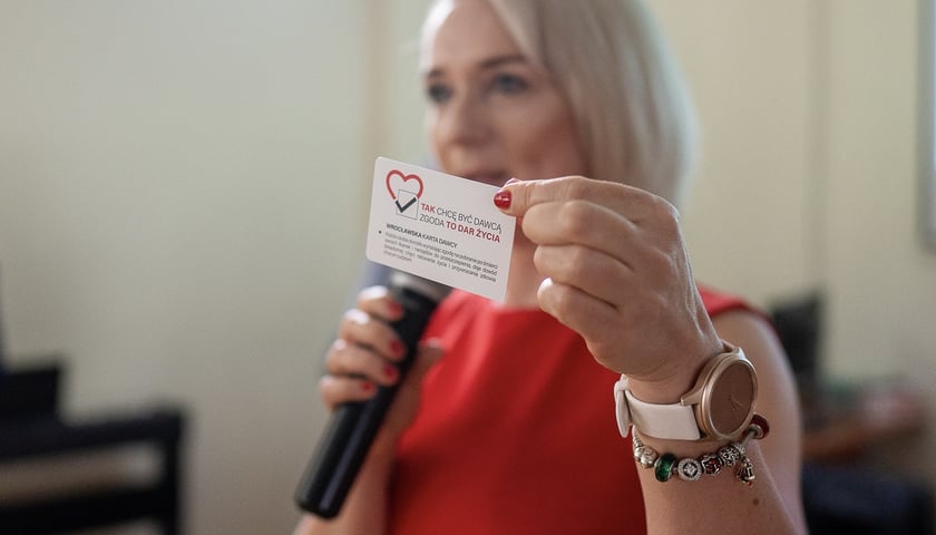 Powiększ obraz: Wrocławska Karta Dawcy