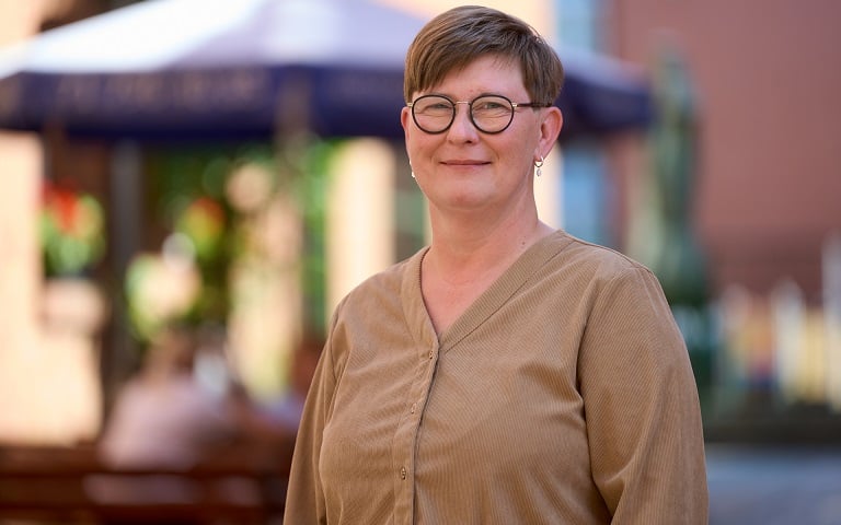 Powiększ obraz: Izabela Pawłowska, przewodnicząca Zespołu Interdyscyplinarnego ds. Przeciwdziałania Przemocy Domowej we Wrocławiu