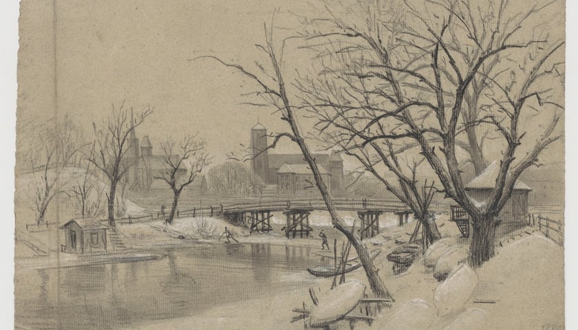 Powiększ obraz: <p>Zatoka Gondoli we Wrocławiu, 1880</p>