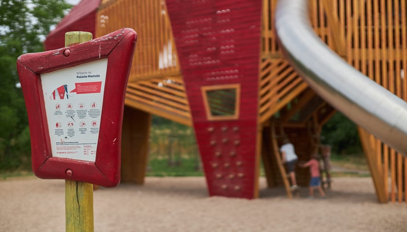 Powiększ obraz: Park Mamuta we Wrocławiu.