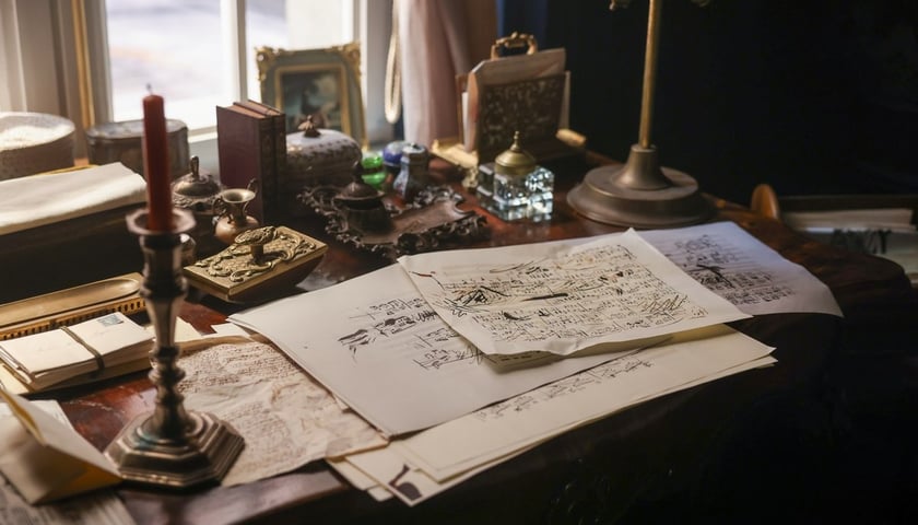 Plan filmu "Chopin, Chopin!" we Wrocławskiej Wytwórni Filmowej
