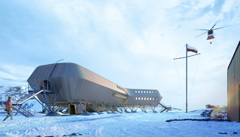 Powiększ obraz: <p>Tak będzie wyglądać Polska Stacja Antarktyczna im. H. Arctowskiego</p>