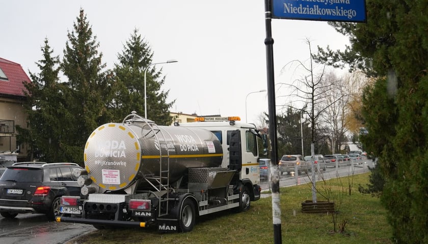 Awaria wodociągowa na Strachocińskiej, 28.02.2025