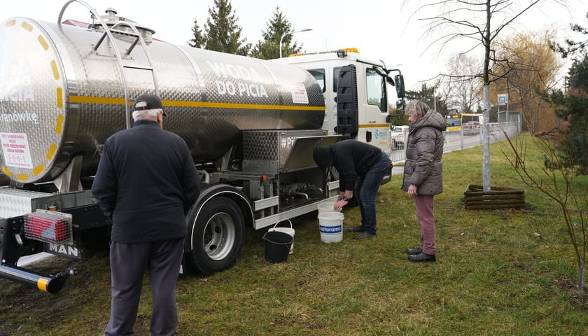 Awaria wodociągowa na Strachocińskiej, 28.02.2025