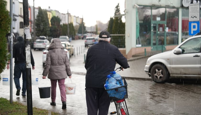 Awaria wodociągowa na Strachocińskiej, 28.02.2025