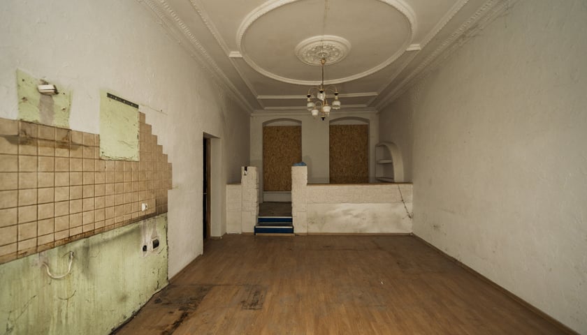 Wnętrza kamienic 1, 1a i 1b na Dworcowej we Wrocławiu