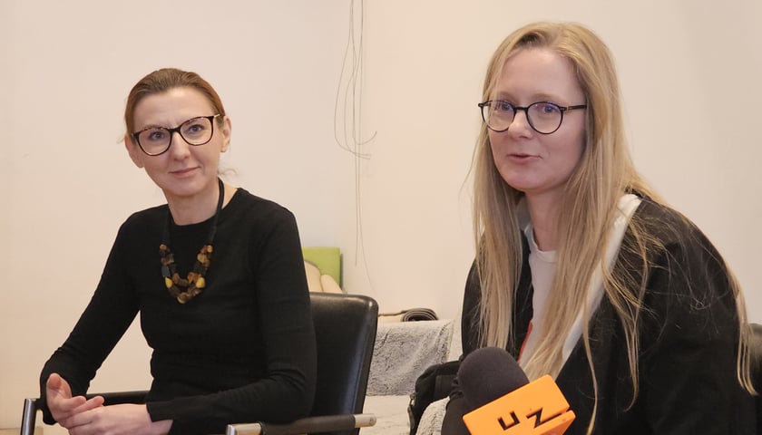Powiększ obraz: <p>Od lewej: Joanna Wajda i Maja Zabokrzycka</p>