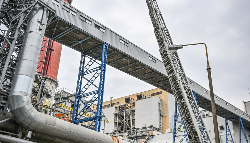 Ćwiczenia służb w elektrociepłowni - Wrocław