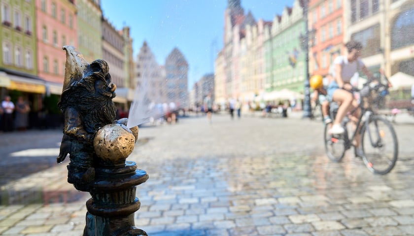 Powiększ obraz: Upały we Wrocławiu