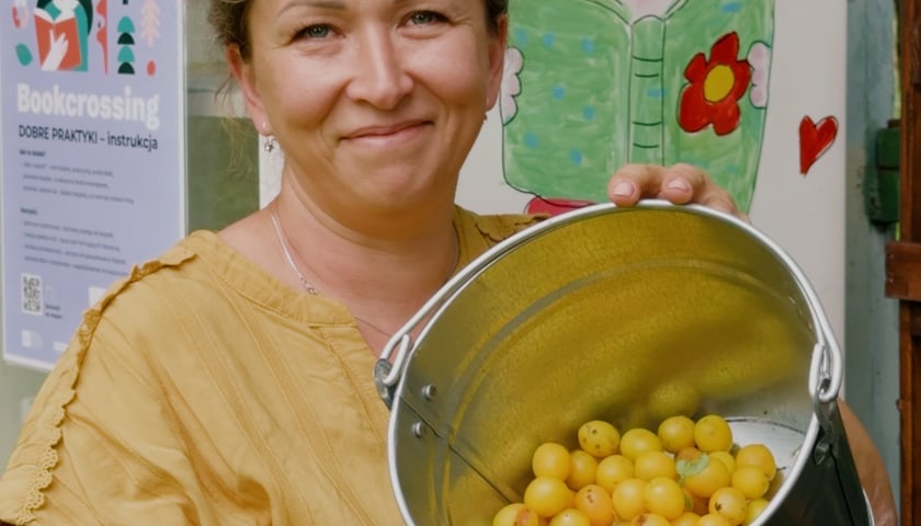 Powiększ obraz: Anna Iwańska-Maciejewska, wiceprezes Rodzinnego Ogrodu Działkowego Malina przy ul. Klecińskiej