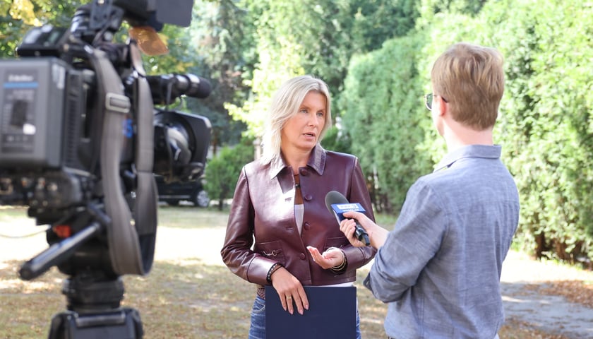 Powiększ obraz: Konferencja prasowa dotycząca rozpoczęcia roku szkolnego 2025/2026