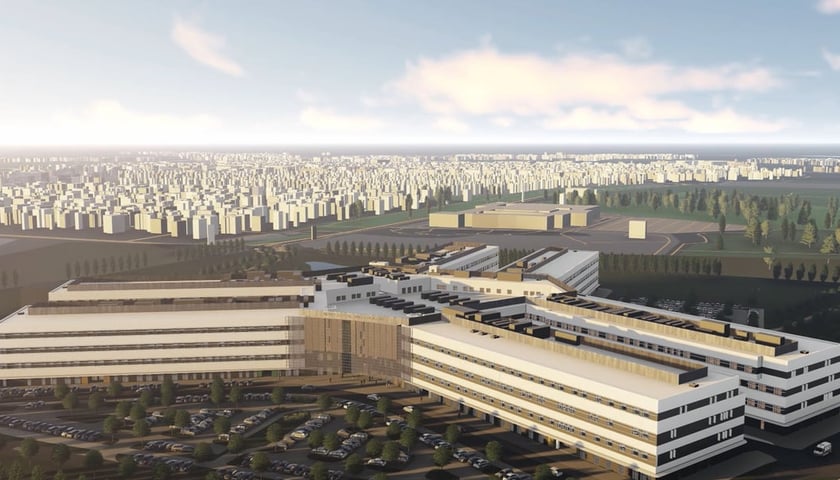 Szpital onkologiczny w budowie w czerwcu 2025