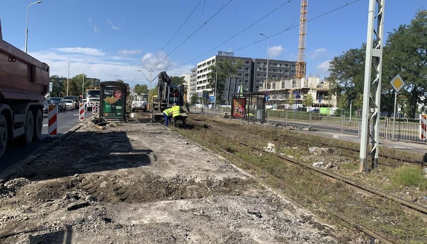 Powiększ obraz: <p>Prace na Tarnogaju </p>