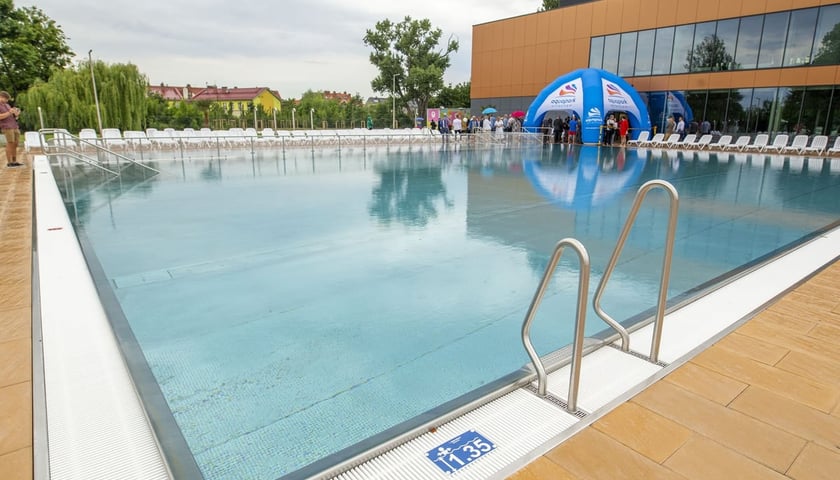 Aquapark Brochów w czasie otwarcia