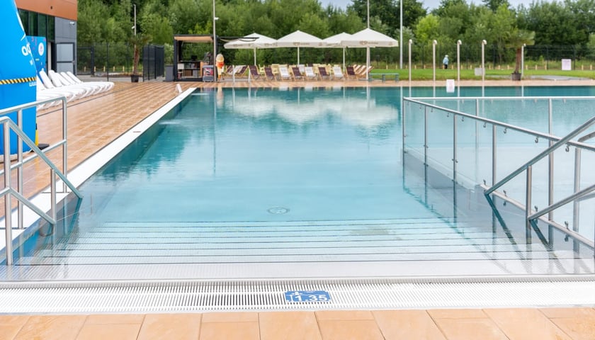 Aquapark Brochów w czasie otwarcia