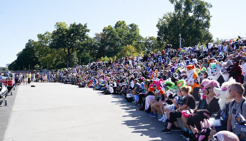 Powiększ obraz: Futrzaki opanowały Wrocław - marsz Furwalk 2025