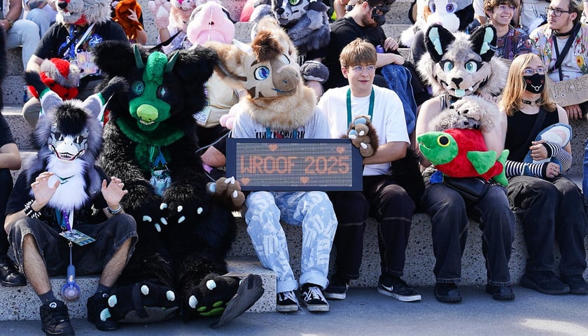 Powiększ obraz: Futrzaki opanowały Wrocław - marsz Furwalk 2025