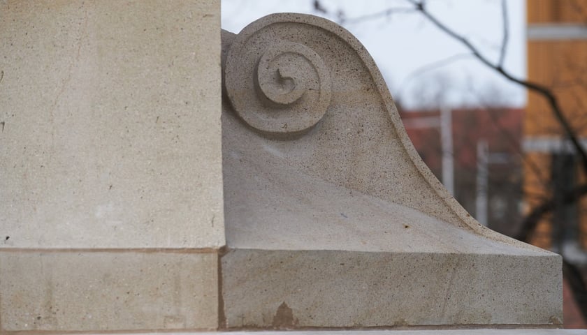 Most Pomorski Południowy w szczególe w 2022 roku