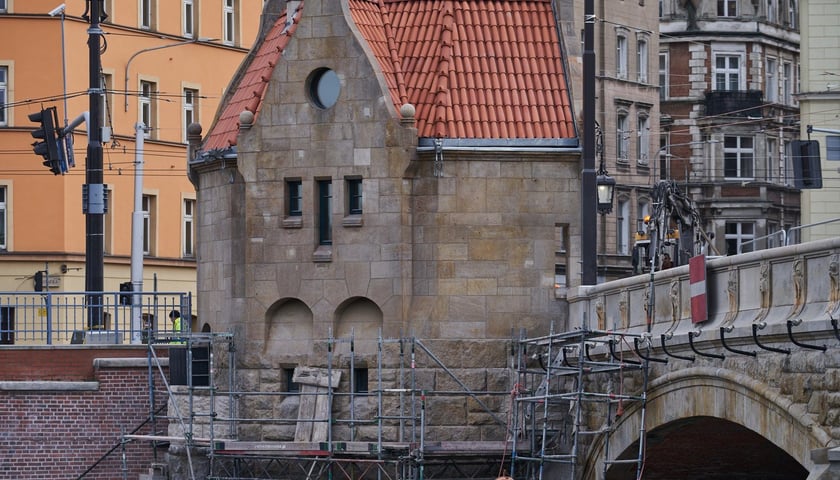 Most Pomorski Południowy w szczególe w 2022 roku