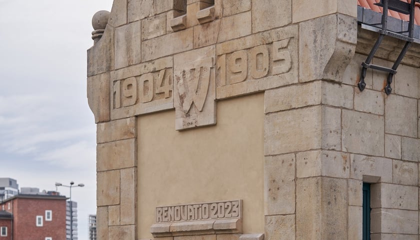 Most Pomorski Południowy w szczególe w 2022 roku