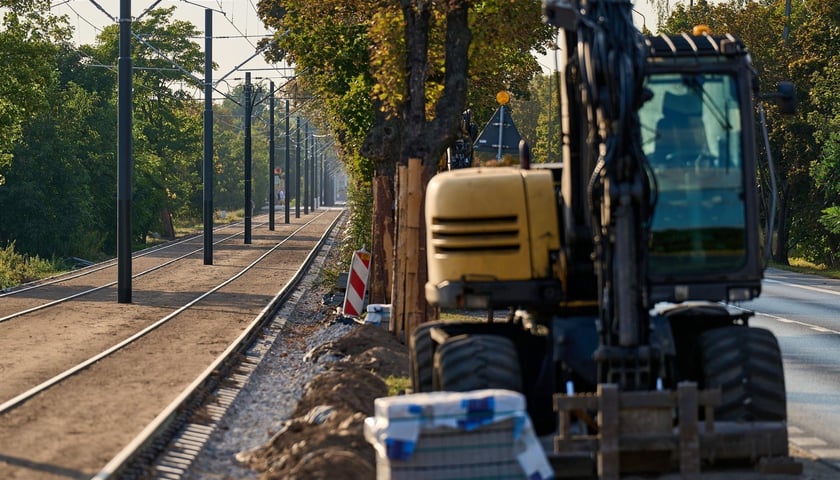 Remont torowiska na ulicy Kosmonautów w 2025 roku