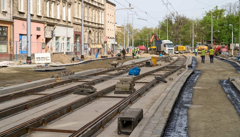 Przebudowa ul. Pomorskiej i pl. Staszica, wiosna 2024