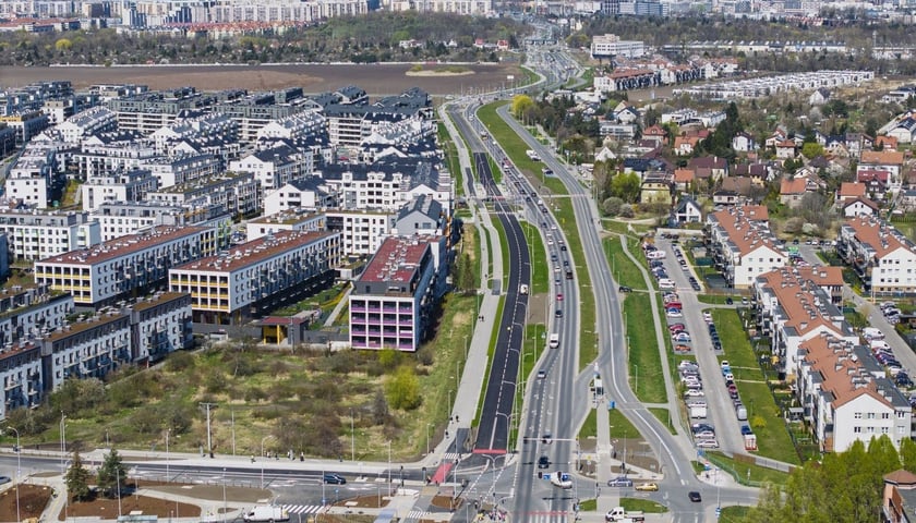 Trasa autobusowa na Jagodno, maj 2025