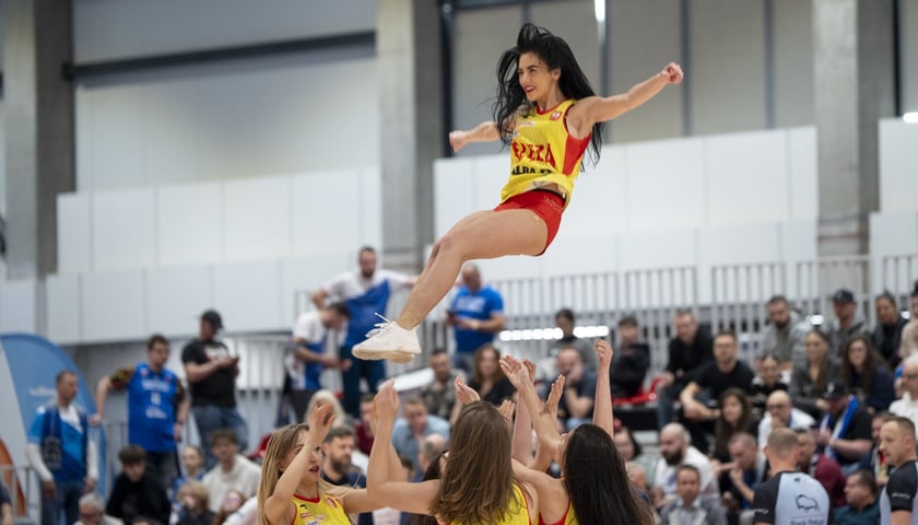 Z meczu ligowego Ślęzy w hali na Kłokoczycach, sezon 2024/2025