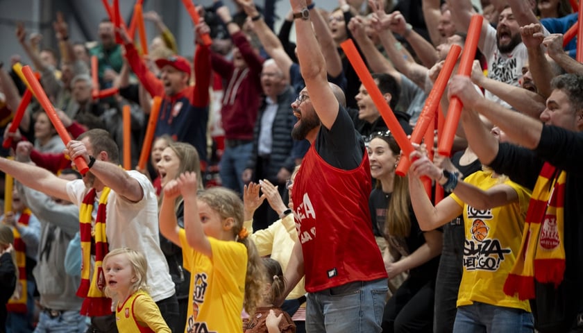 Z meczu ligowego Ślęzy w hali na Kłokoczycach, sezon 2024/2025