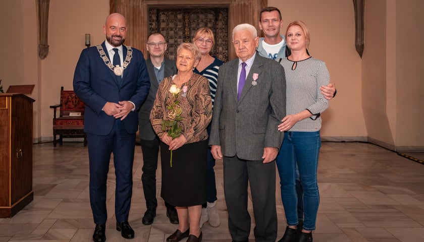 Wręczenie gratulacji parom z przeszlo 50-letnim stażem - 30 września 2025