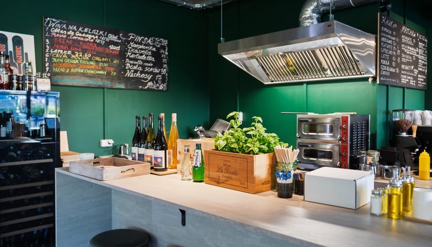 Kawiarnio-winiarnia GRONO przy ul. Rusznikarskiej we Wrocławiu