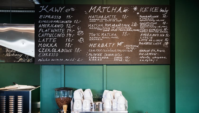 Kawiarnio-winiarnia GRONO przy ul. Rusznikarskiej we Wrocławiu