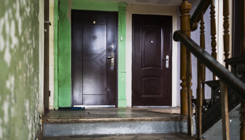 Prądzyńskiego 43 przed remontem, październik 2025